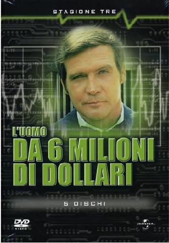 L UOMO DA SEI MILIONI DI DOLLARI SERIE COMPLETA 17 DVD